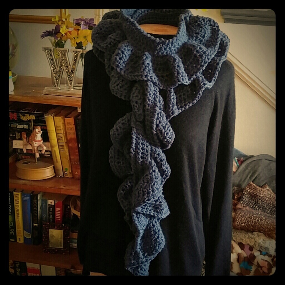 Handmade Cozy Chic Ruffle Scarf